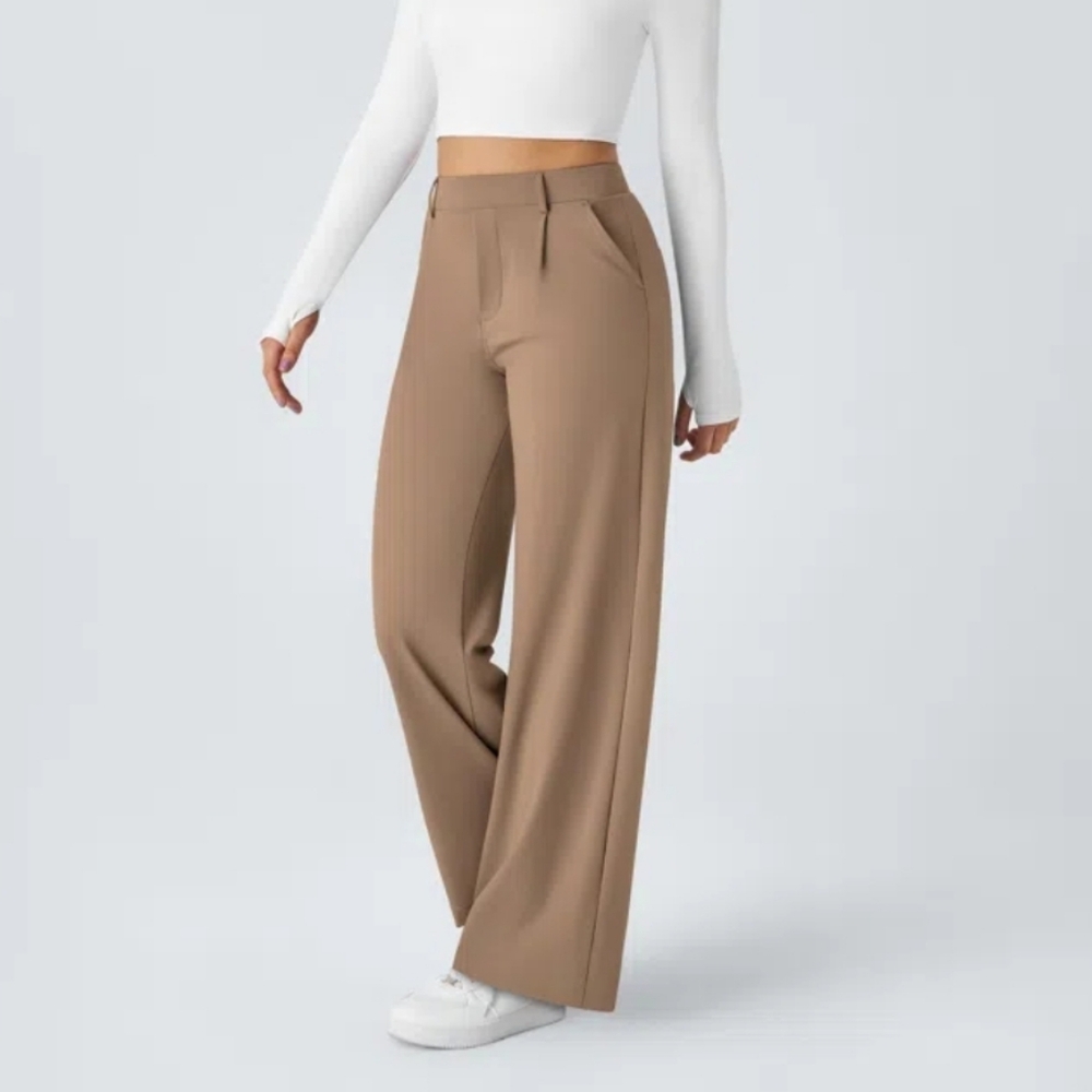 Halara Flex™ High Waisted Pocket Straight Leg Work Pants